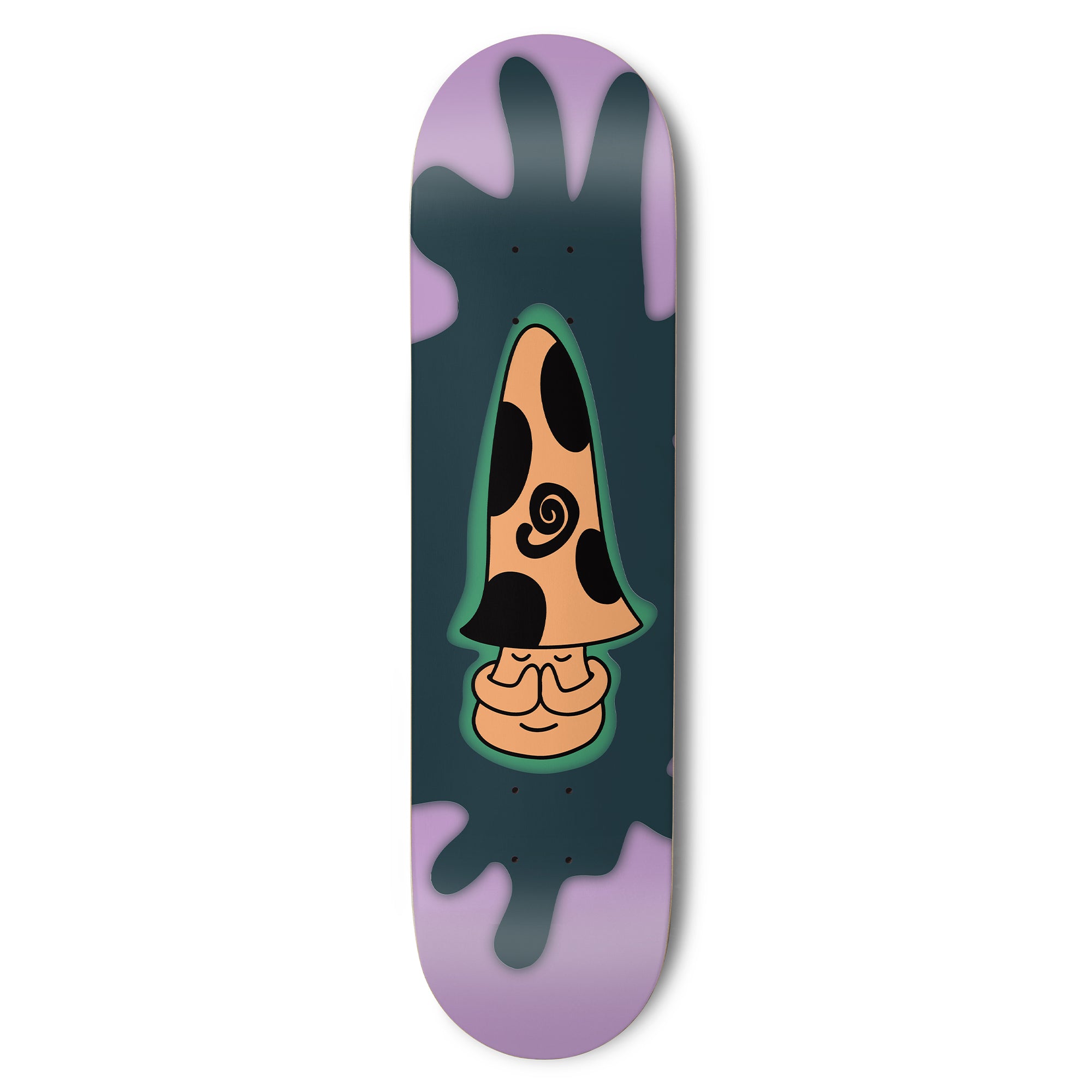 Meditate Fungi Skateboard Deck - ZANY