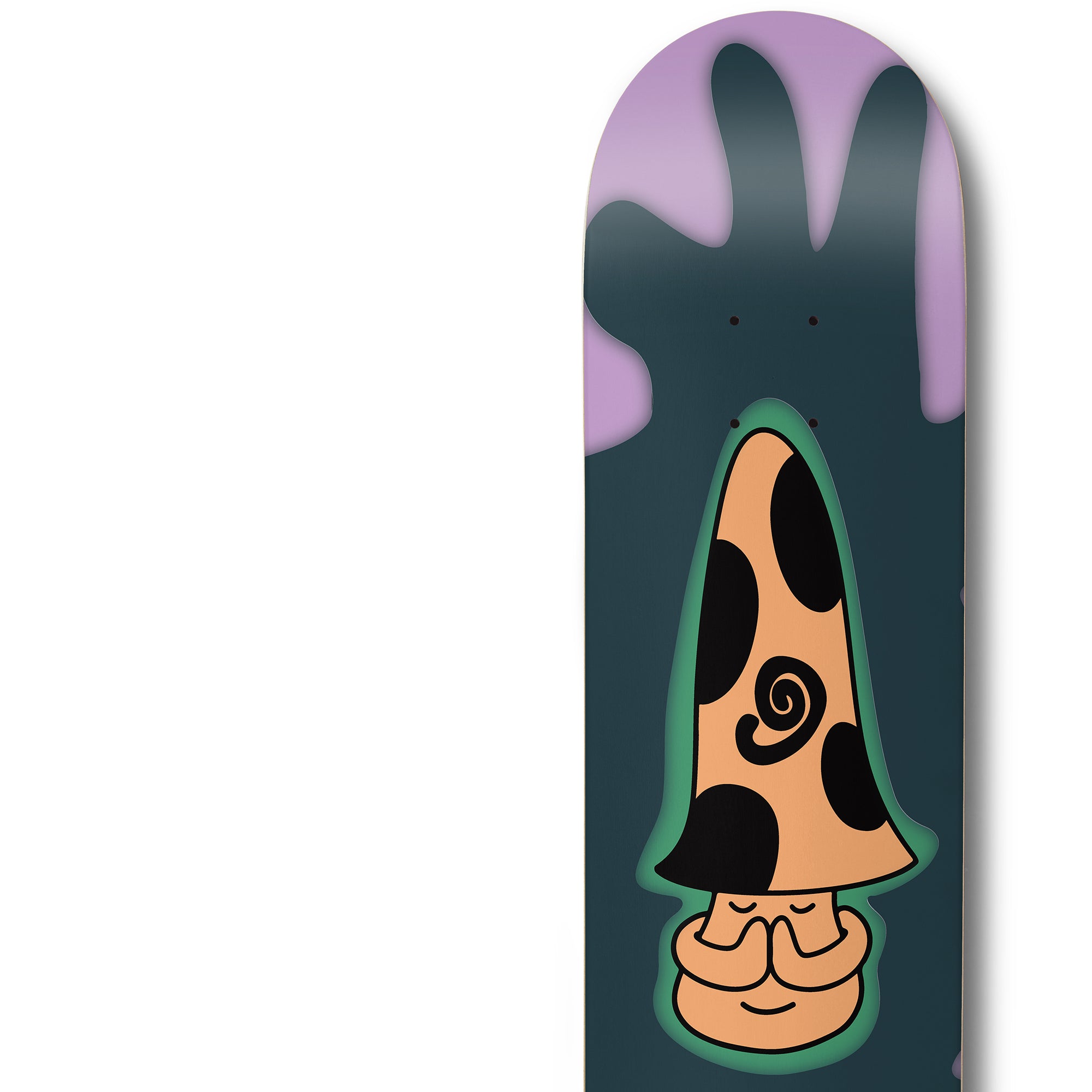 Meditate Fungi Skateboard Deck - ZANY