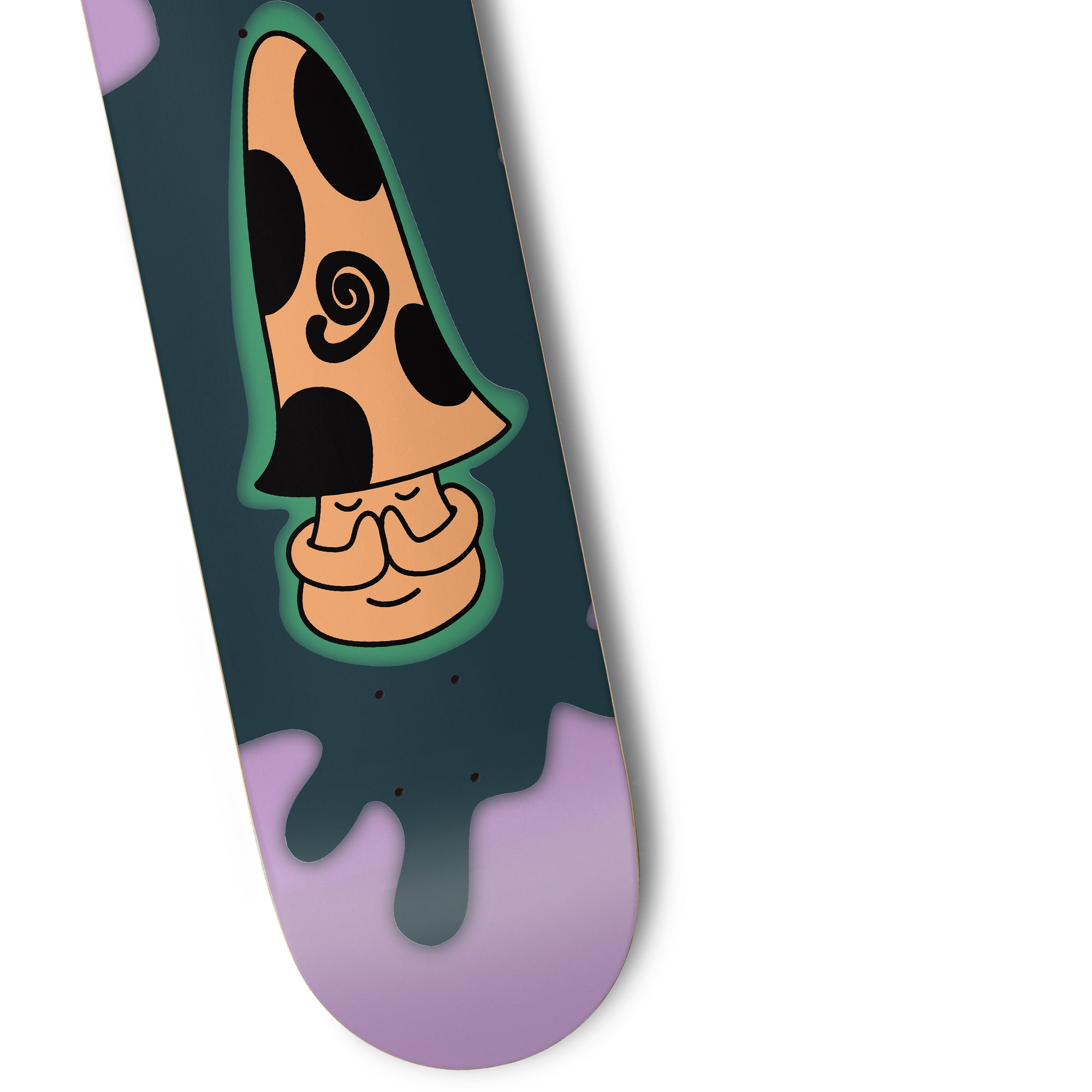 Meditate Fungi Skateboard Deck - ZANY